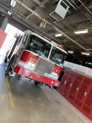 Arriving at the Firehouse!